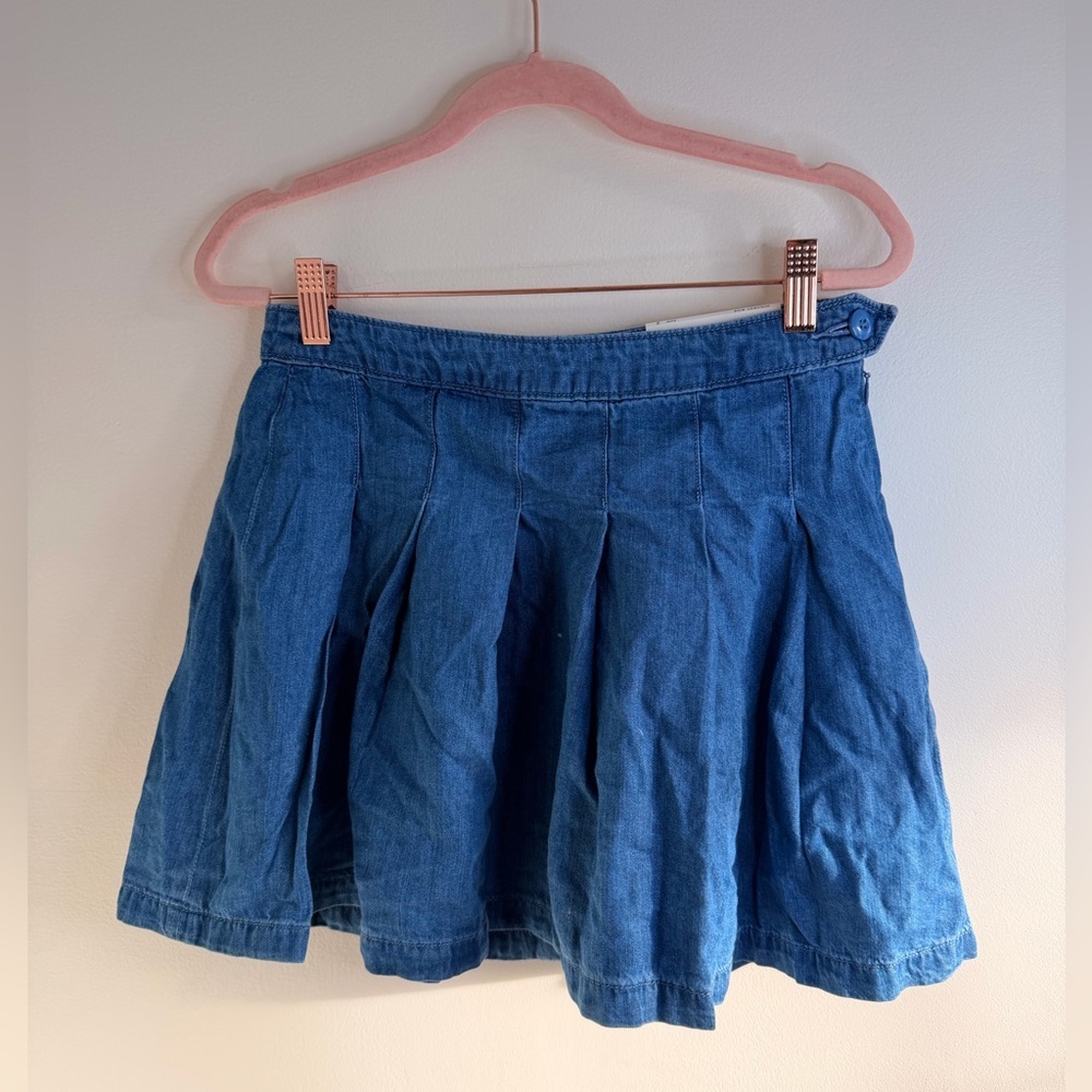American Eagle Outfitters A-Line Blue Skirt